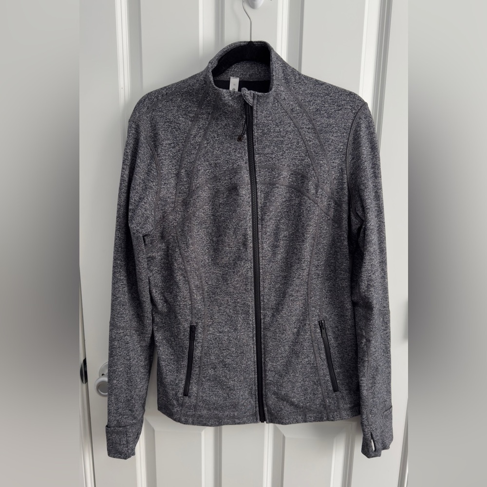 Lululemon Define Jacket Luon Heathered Black Size 16